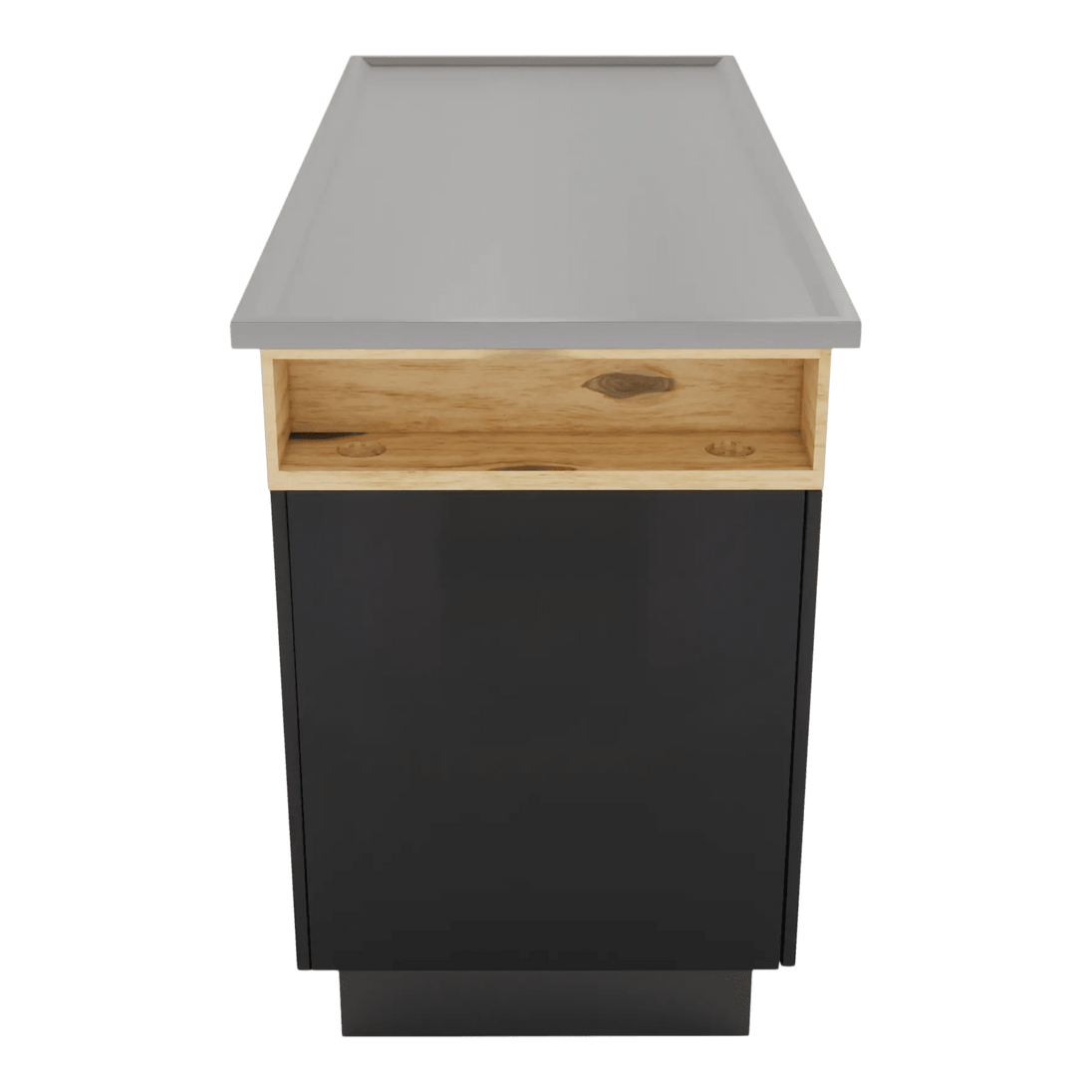 SterilSteel 60" Dry Table Counter with Inner Lip - Kaemark
