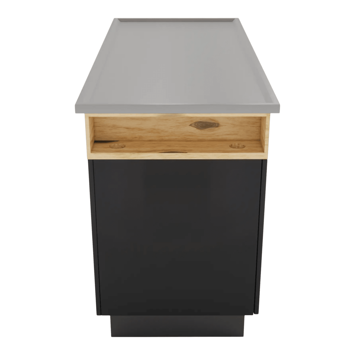 SterilSteel 60" Dry Table Counter with Inner Lip - Kaemark