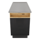 SterilSteel 60" Dry Table Counter with Inner Lip - Kaemark