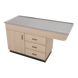 SterilSteel 60" Dry Table Counter with Inner Lip - Kaemark