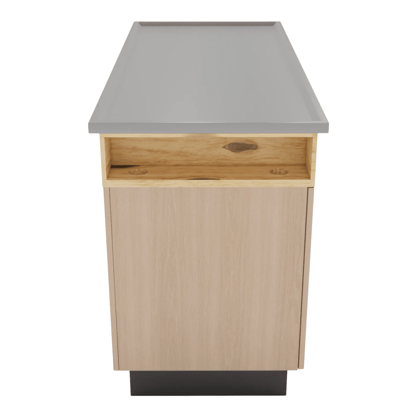 SterilSteel 60" Dry Table Counter with Inner Lip - Kaemark