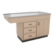 SterilSteelPass 60" Dry Table Counter with Inner Lip and Pass-Through Drawers - Kaemark