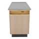 SterilSteelPass 60" Dry Table Counter with Inner Lip and Pass-Through Drawers - Kaemark
