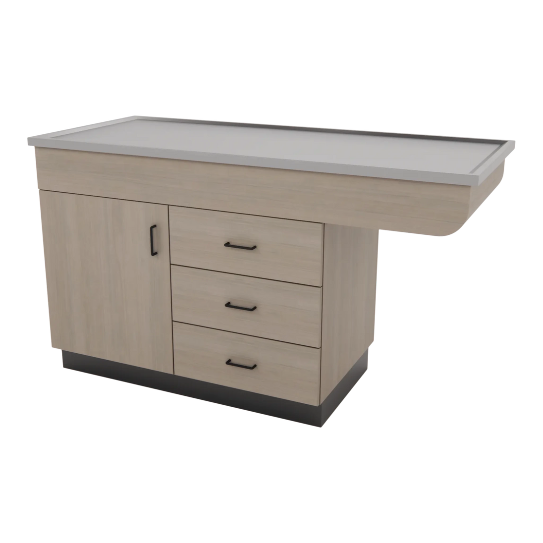 SterilSteel 60" Dry Table Counter with Inner Lip - Kaemark