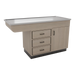 SterilSteelPass 60" Dry Table Counter with Inner Lip and Pass-Through Drawers - Kaemark