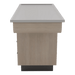 SterilSteelPass 60" Dry Table Counter with Inner Lip and Pass-Through Drawers - Kaemark