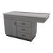 SterilSteel 60" Dry Table Counter with Inner Lip - Kaemark
