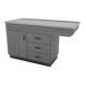 SterilSteel 60" Dry Table Counter with Inner Lip - Kaemark