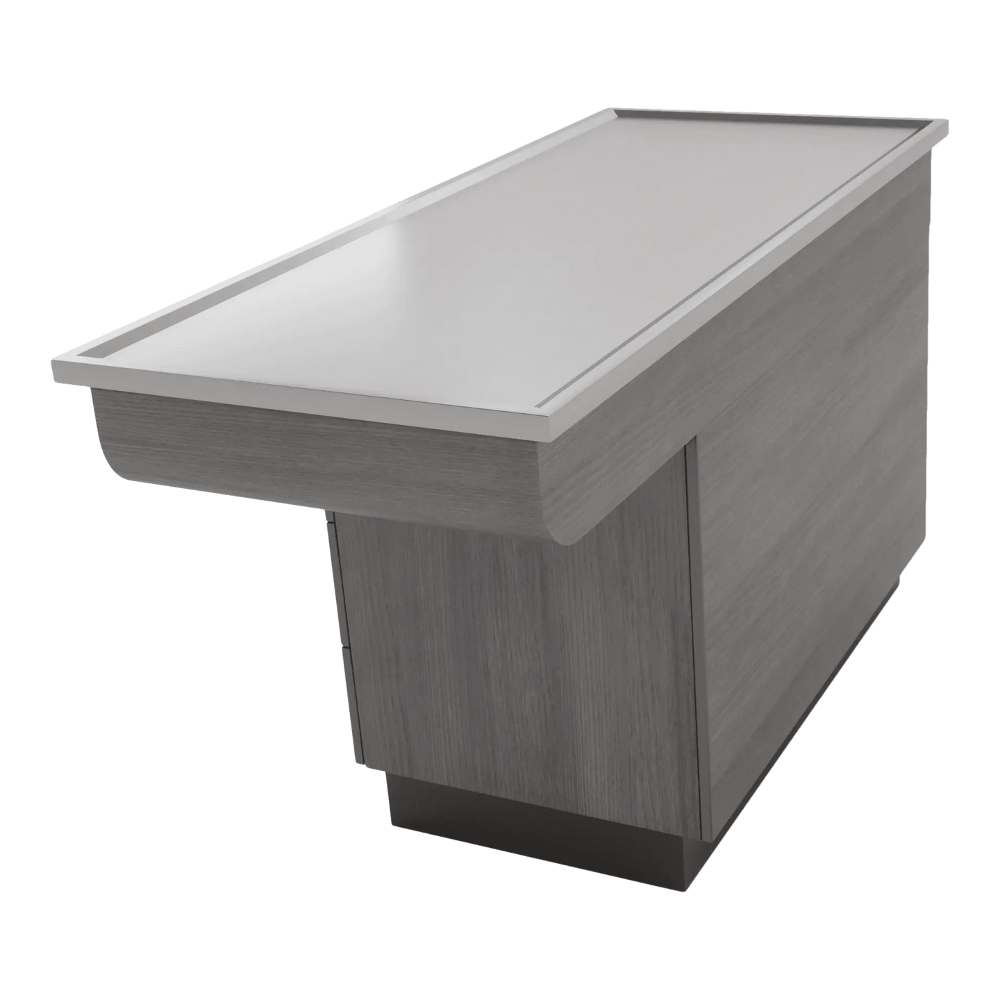 SterilSteel 60" Dry Table Counter with Inner Lip - Kaemark