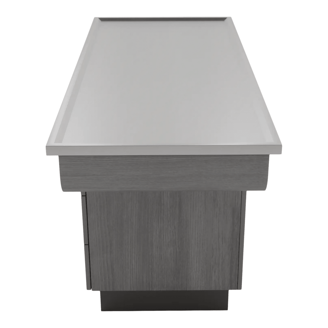 SterilSteel 60" Dry Table Counter with Inner Lip - Kaemark