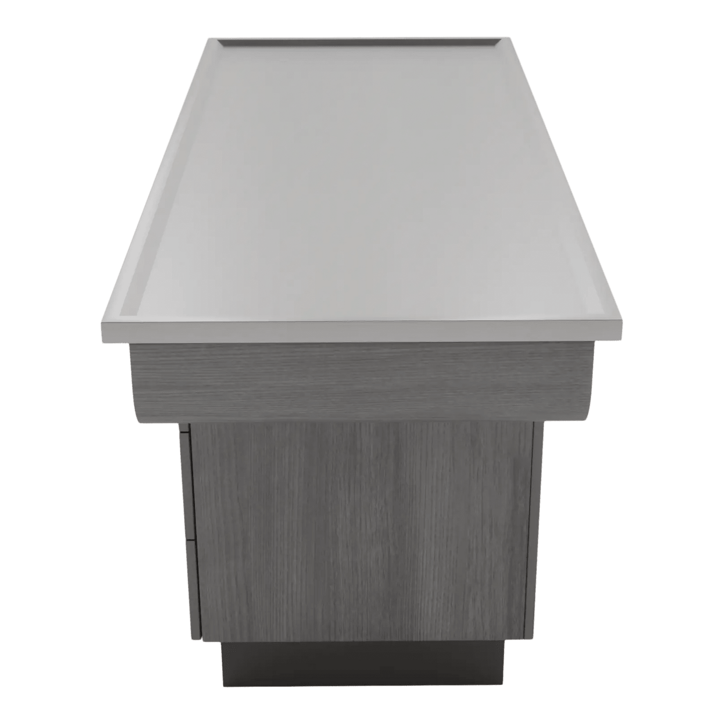 SterilSteel 60" Dry Table Counter with Inner Lip - Kaemark