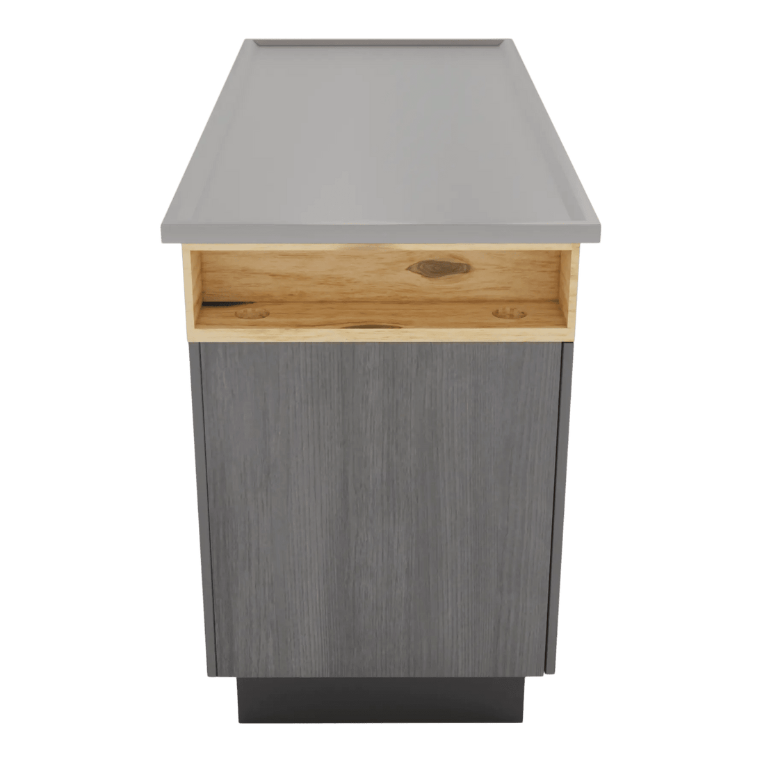 SterilSteel 60" Dry Table Counter with Inner Lip - Kaemark