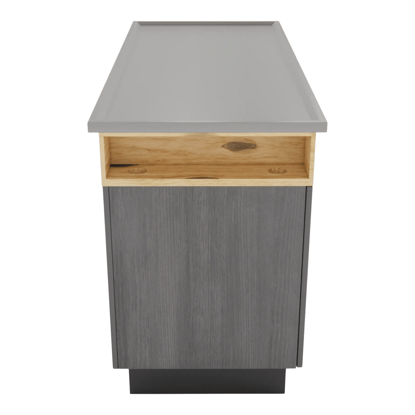 SterilSteel 60" Dry Table Counter with Inner Lip - Kaemark