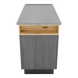 SterilSteel 60" Dry Table Counter with Inner Lip - Kaemark