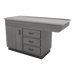 SterilSteelPass 60" Dry Table Counter with Inner Lip and Pass-Through Drawers - Kaemark
