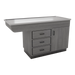 SterilSteelPass 60" Dry Table Counter with Inner Lip and Pass-Through Drawers - Kaemark