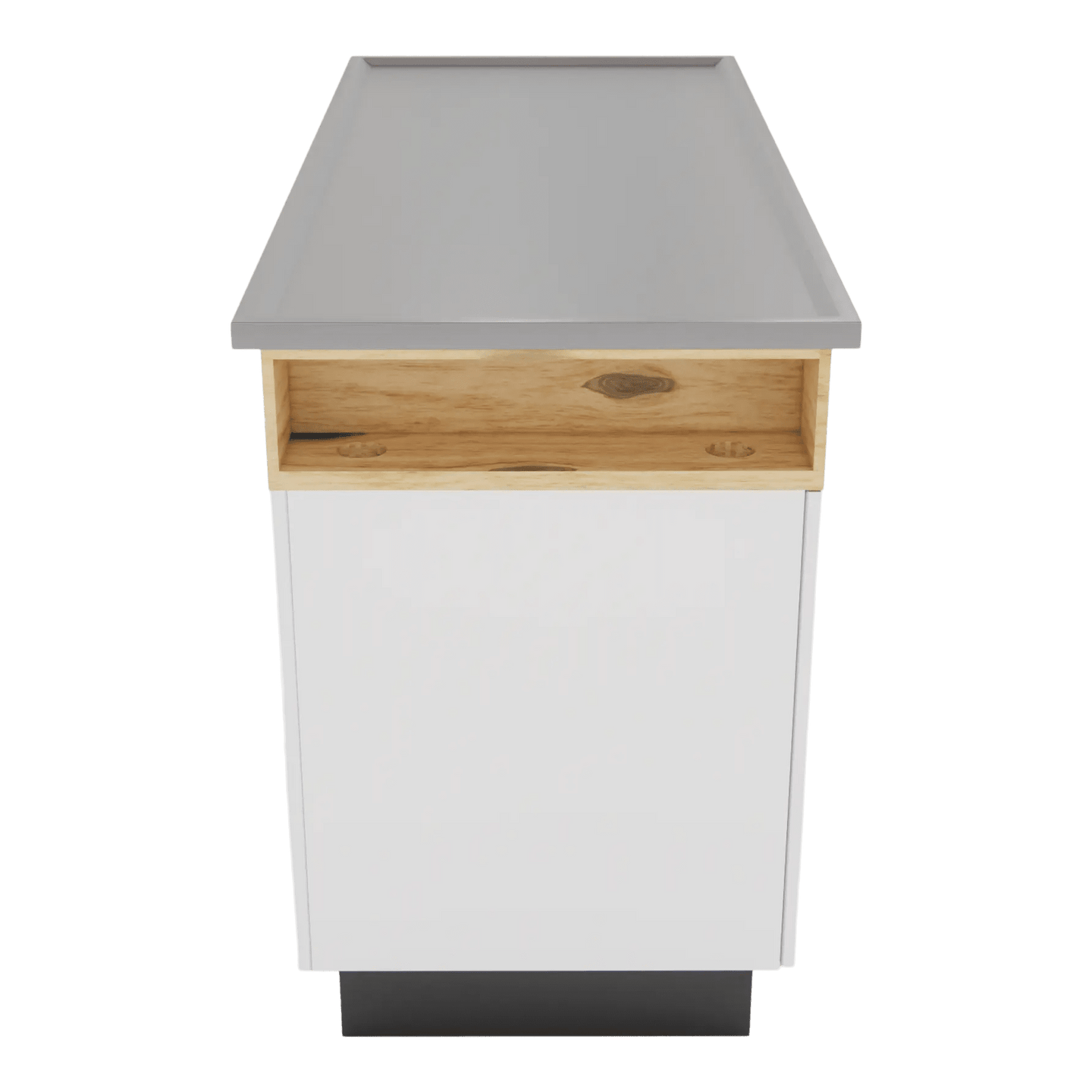 SterilSteel 60" Dry Table Counter with Inner Lip - Kaemark
