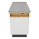 SterilSteel 60" Dry Table Counter with Inner Lip - Kaemark