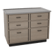 SterilSteelPass 48" Veterinary Clinic Dry Table with Pass-through Drawers - Kaemark