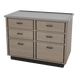 SterilSteelPass 48" Veterinary Clinic Dry Table with Pass-through Drawers - Kaemark