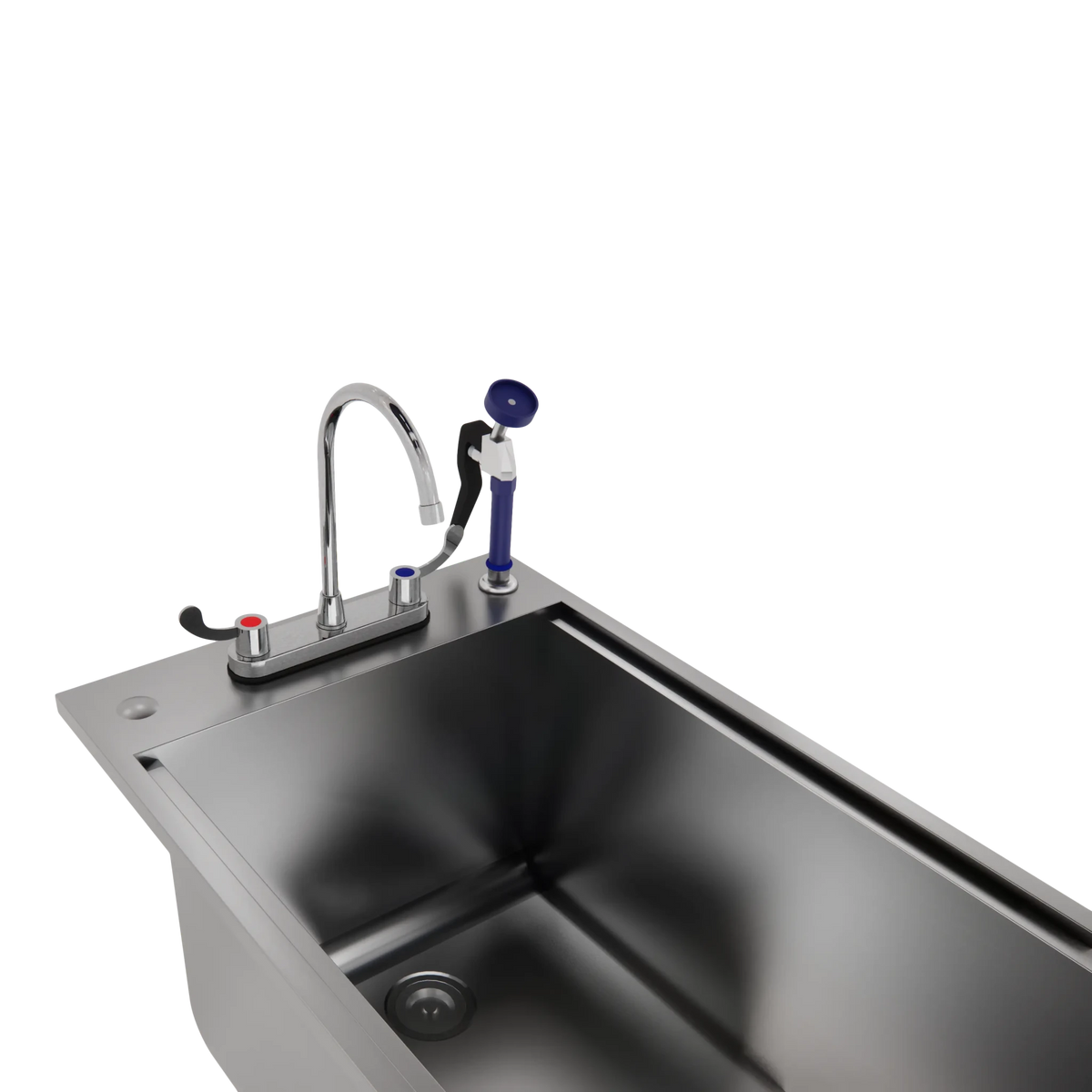 DuraSteel Split Level Wet Table Stainless Insert - Kaemark