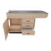 DuraSteel ProPass 5' Wet Table on Laminate Base with Passthrough Drawers - Kaemark
