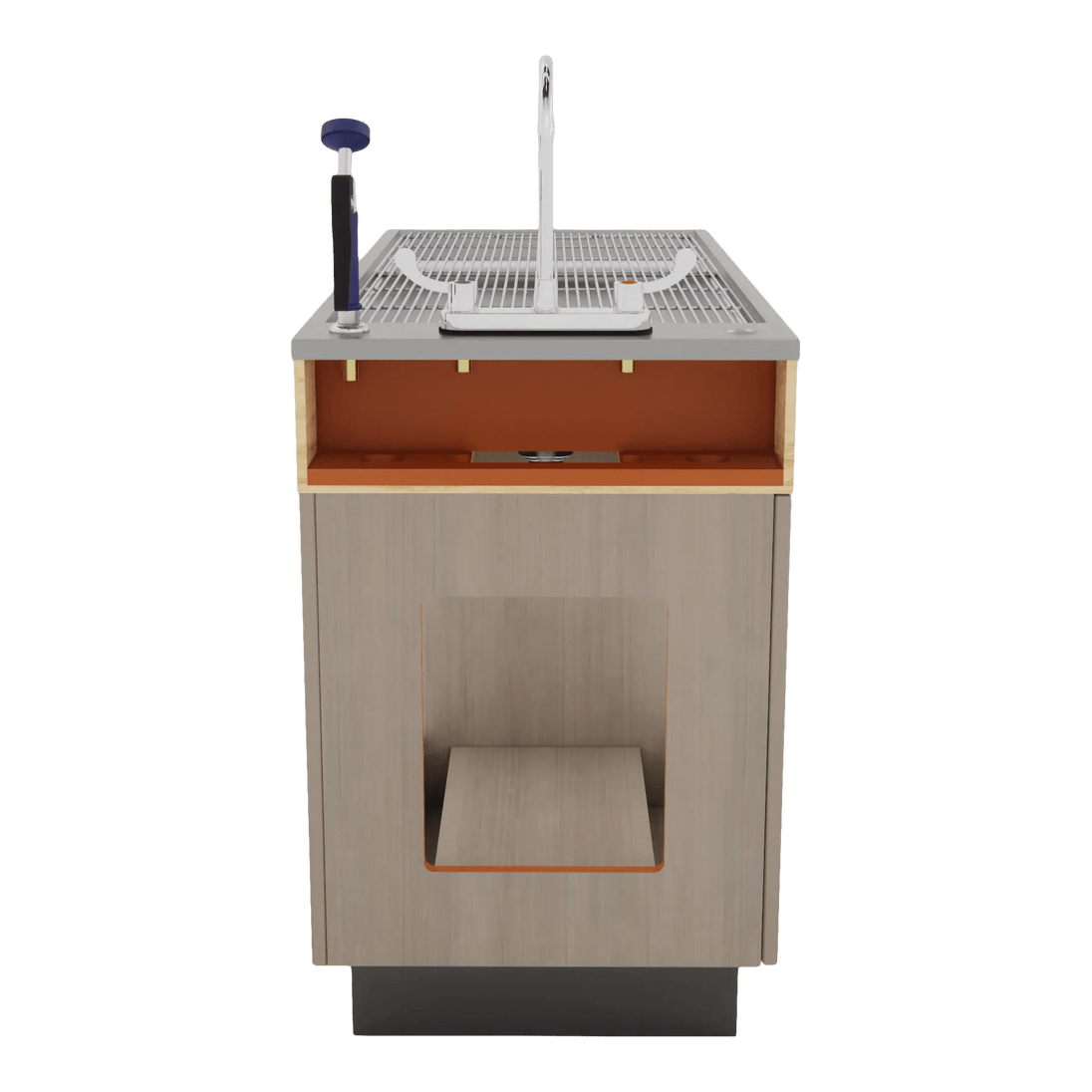 DuraSteel Pro2 5' Wet Table on Laminate Base - Kaemark