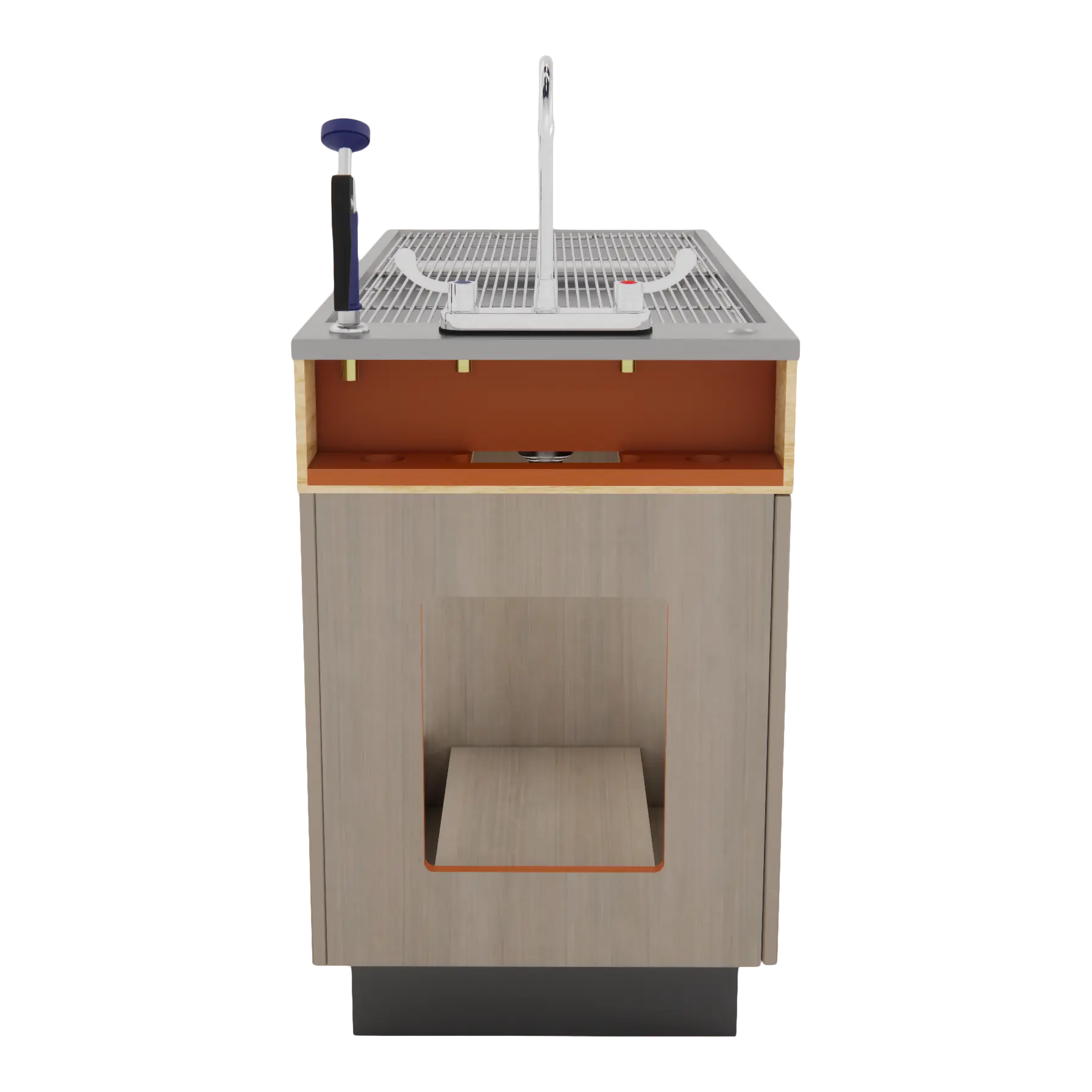 DuraSteel Pro2 5' Wet Table on Laminate Base