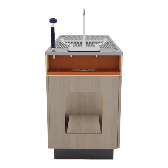 DuraSteel Pro2 5' Wet Table on Laminate Base - Kaemark