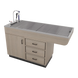 DuraSteel ProPass 5" Wet Table on Laminate Base with Passthrough Drawers - Kaemark