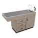 DuraSteel ProPass 5" Wet Table on Laminate Base with Passthrough Drawers - Kaemark