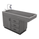 DuraSteel ProPass 5' Wet Table on Laminate Base with Passthrough Drawers - Kaemark