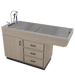 DuraSteel ProPass 5" Wet Table on Laminate Base with Passthrough Drawers - Kaemark