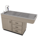 DuraSteel ProPass 5" Wet Table on Laminate Base with Passthrough Drawers - Kaemark