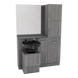 Ellipse Wet Station with Tilt Bowl - Kaemark