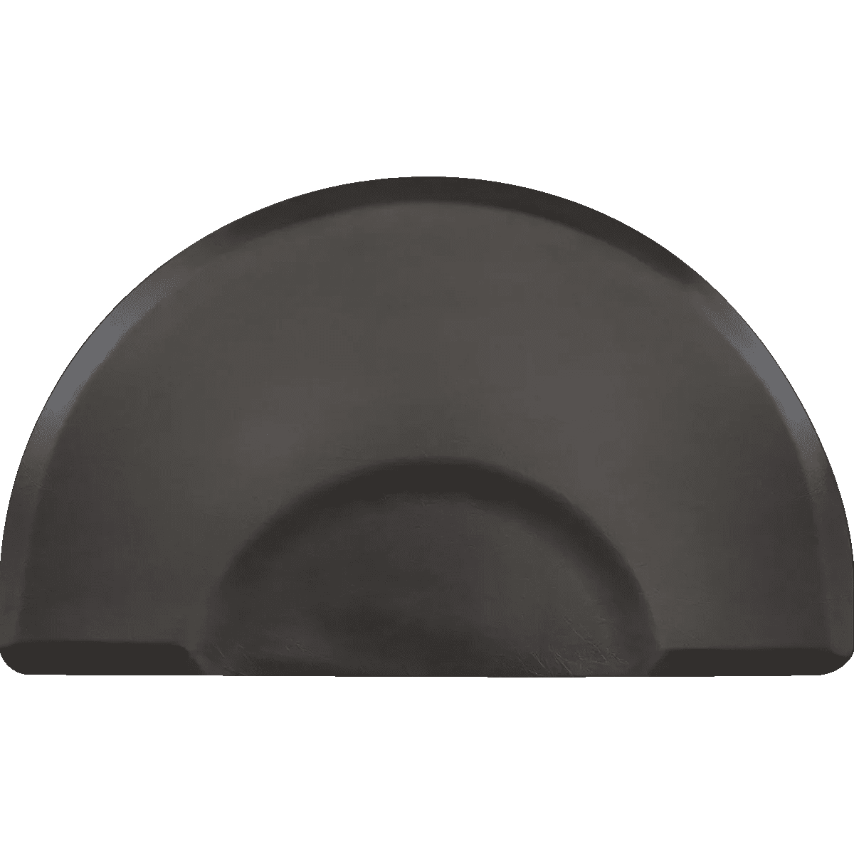 Kurative Anti Fatigue Mat Round 3′ X 5′ – Black with Chair Depression - Kaemark