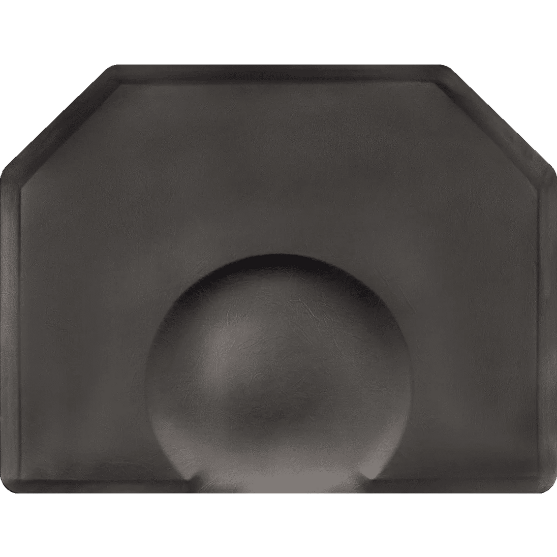 Kurative Anti Fatigue Mat 4′ X 5′ – Black with Chair Depression - Kaemark
