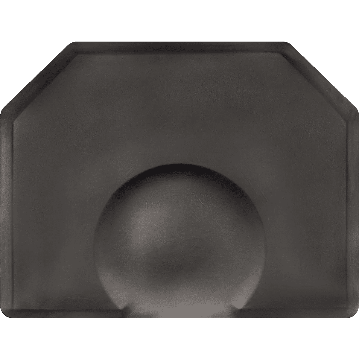 Kurative Anti Fatigue Mat 4′ X 5′ – Black with Chair Depression - Kaemark