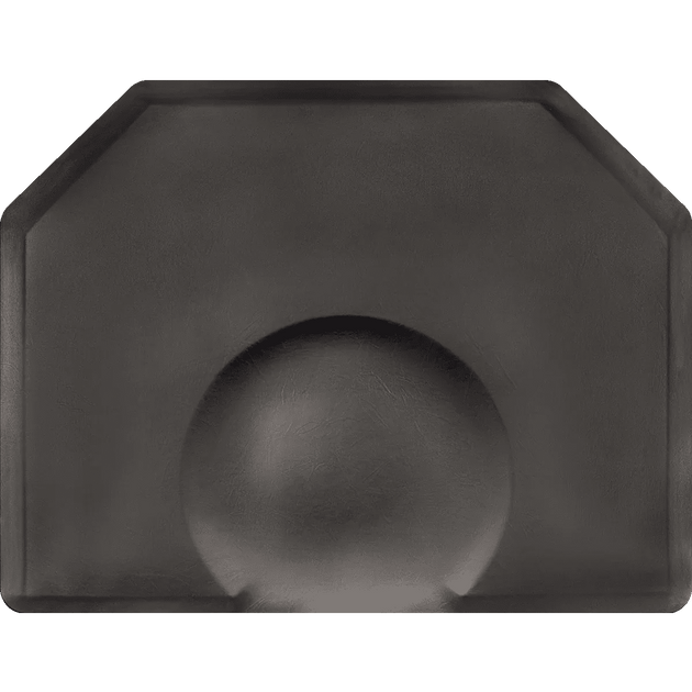 Kurative Anti Fatigue Mat 4′ X 5′ – Black with Chair Depression - Kaemark
