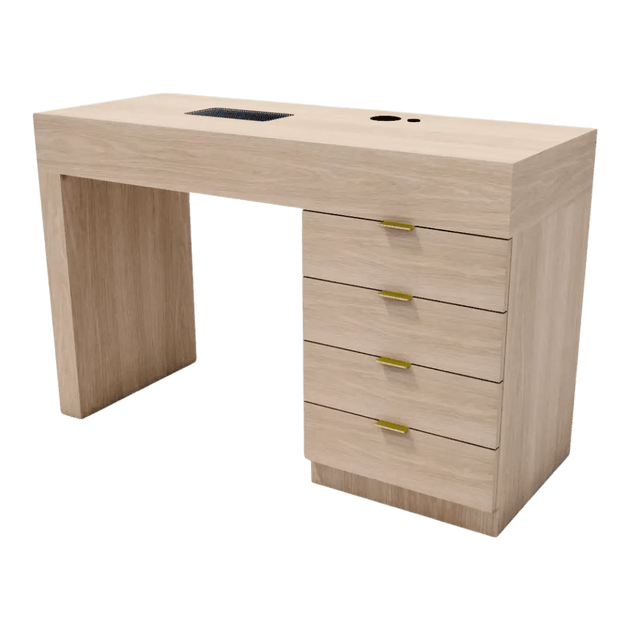 Eva Nail Table with 4 Drawers - Kaemark