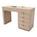 Eva Nail Table with 4 Drawers - Kaemark