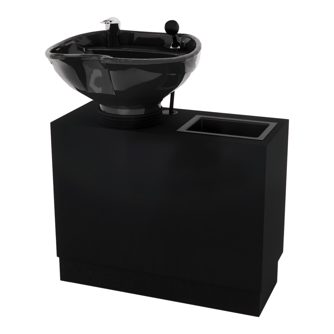 Frost Backwash Shampoo Cabinet with Tilt-Bowl - Kaemark