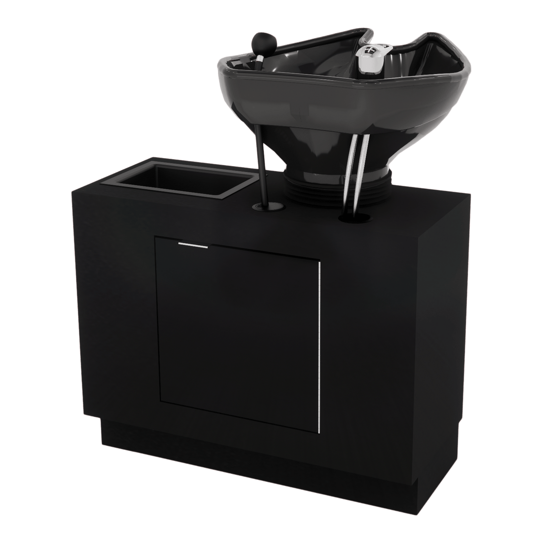 Frost Backwash Shampoo Cabinet with Tilt-Bowl - Kaemark