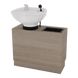 Frost Backwash Shampoo Cabinet with Tilt-Bowl - Kaemark