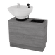 Frost Backwash Shampoo Cabinet with Tilt-Bowl - Kaemark