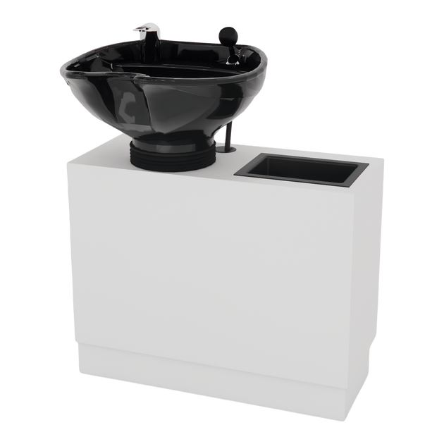 Frost Backwash Shampoo Cabinet with Tilt-Bowl - Kaemark