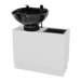 Frost Backwash Shampoo Cabinet with Tilt-Bowl - Kaemark