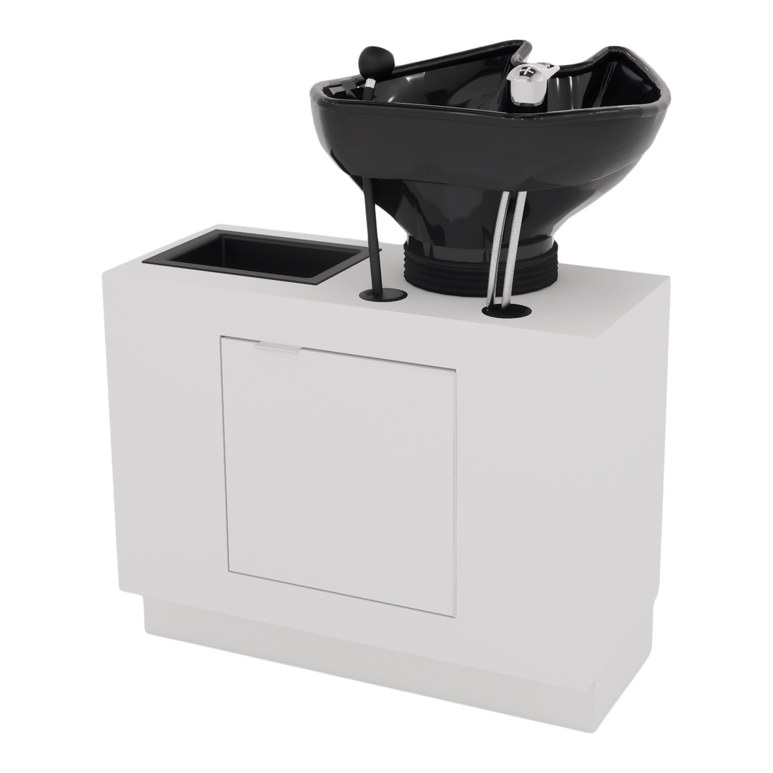 Frost Backwash Shampoo Cabinet with Tilt-Bowl - Kaemark