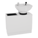 Frost Backwash Shampoo Cabinet with Tilt-Bowl - Kaemark