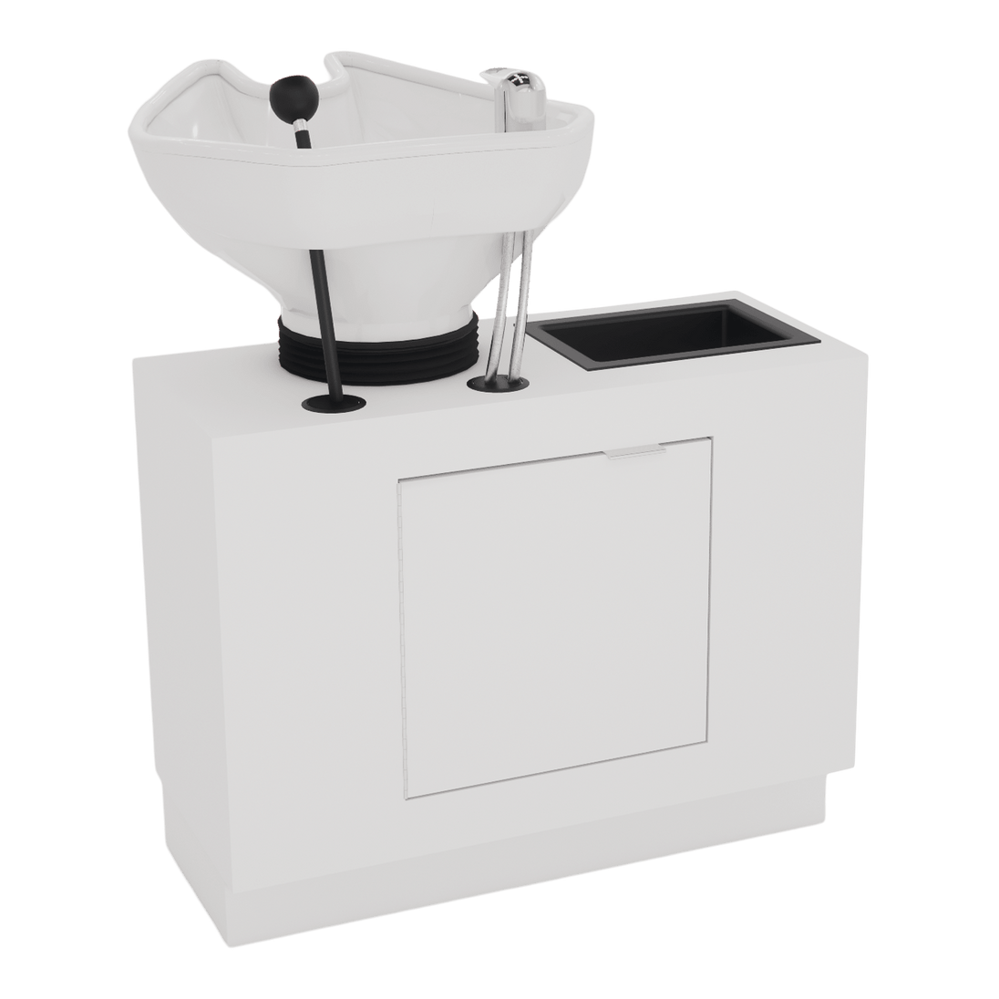 Frost Backwash Shampoo Cabinet with Tilt-Bowl - Kaemark